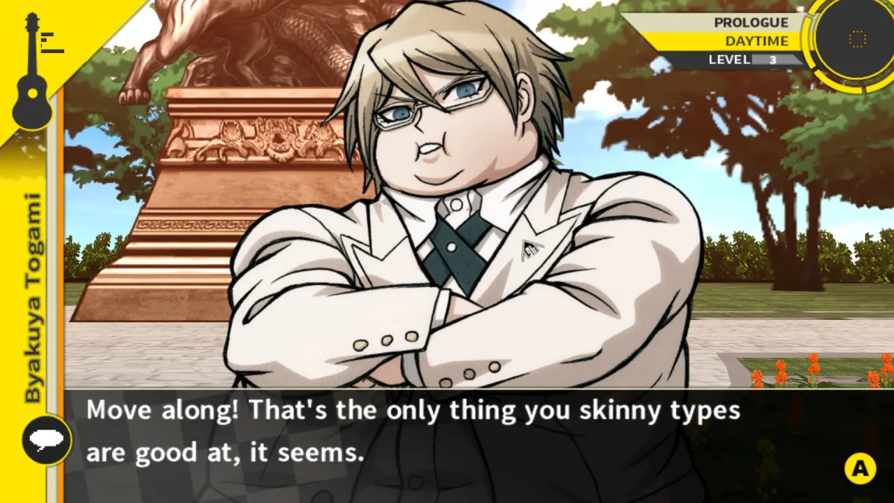 Investigation mode in Danganronpa 2