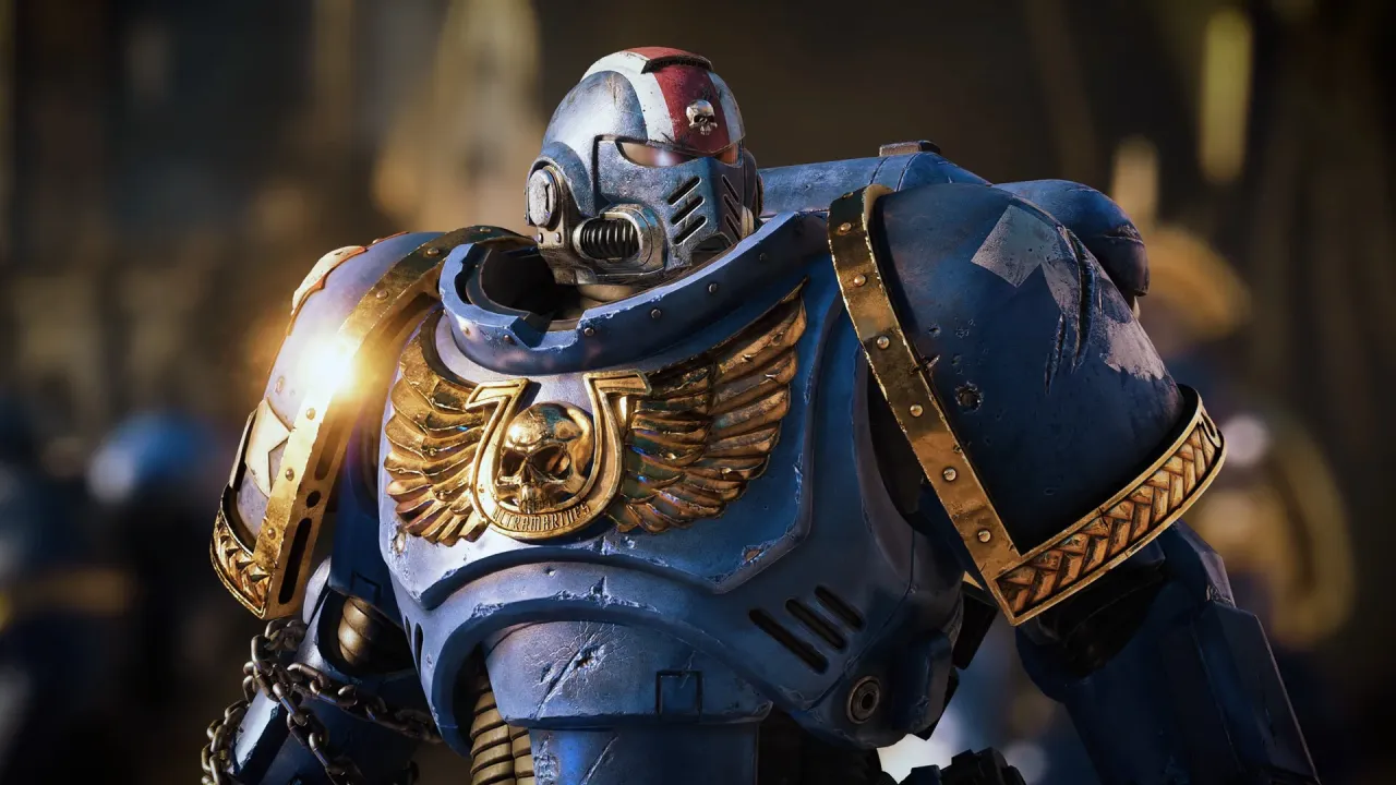 Space Marine 2 epic boss fights against Chaos forces