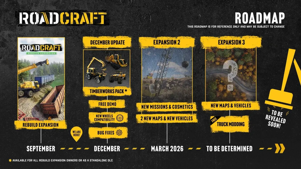 RoadCraft Steam Key - realistic excavator operation