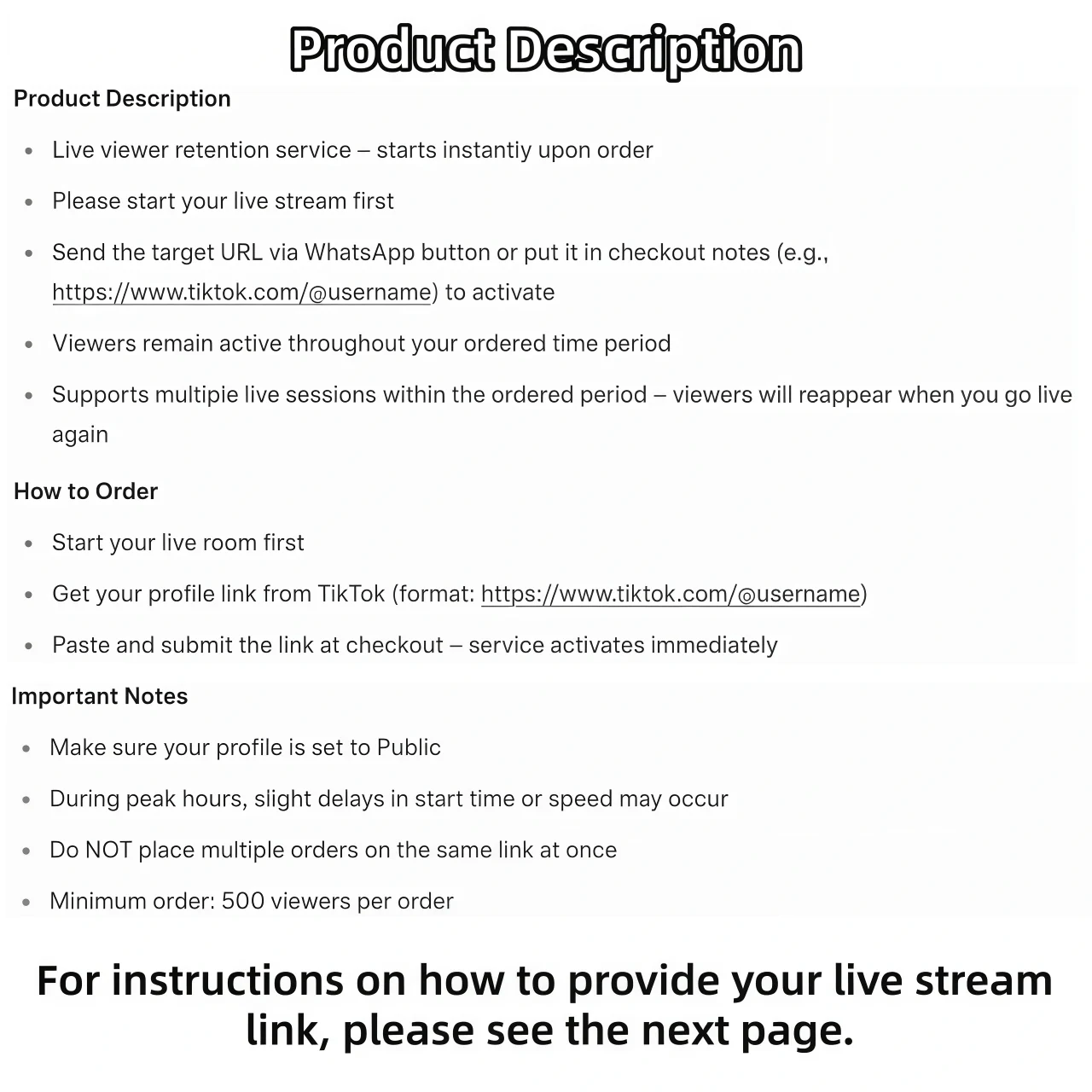 TikTok live viewers real US fans staying 15 minutes