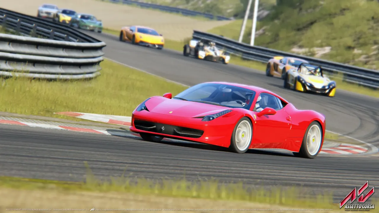 Competitive multiplayer racing with various GT cars