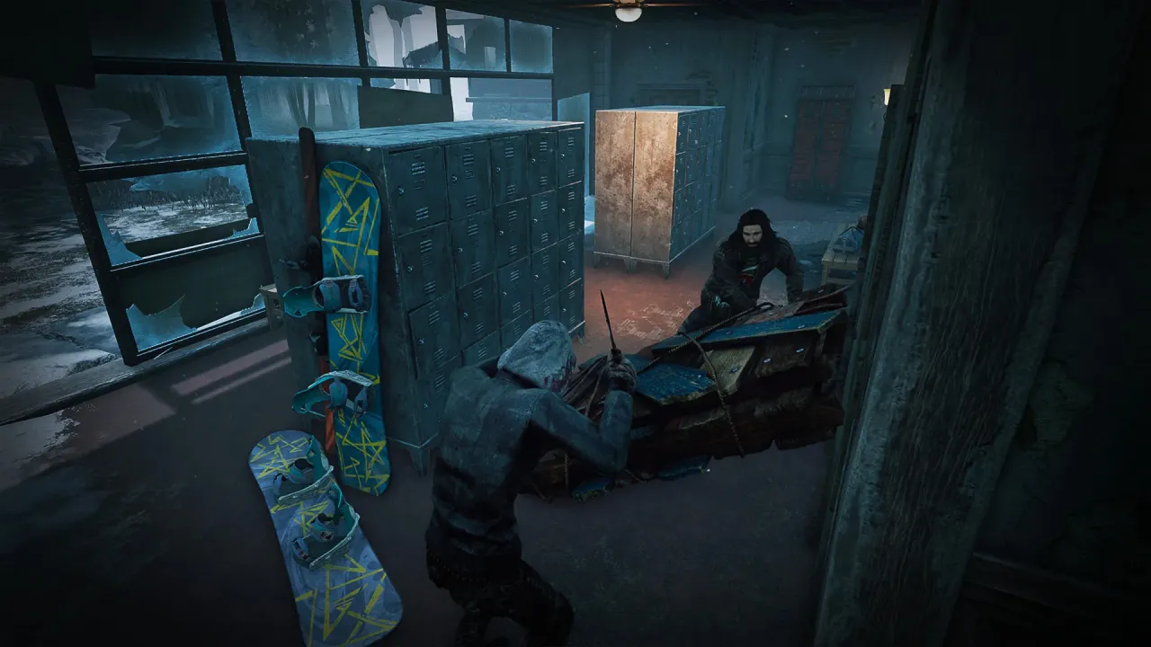 Detailed character perks and inventory management screen