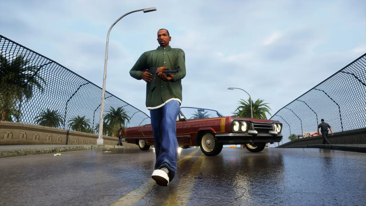 GTA San Andreas Definitive Edition Steam Key gameplay action