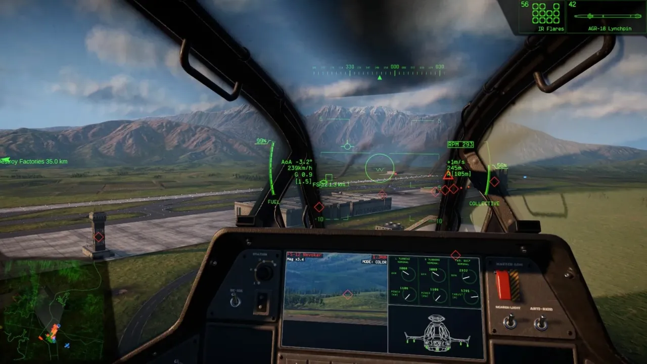 Night mission operations with advanced targeting systems