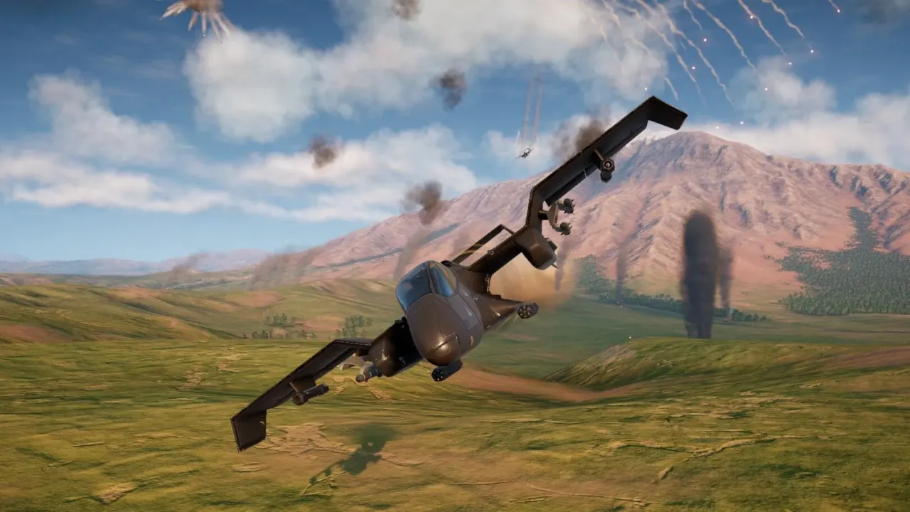 Large scale aerial warfare and tactical nuclear strikes