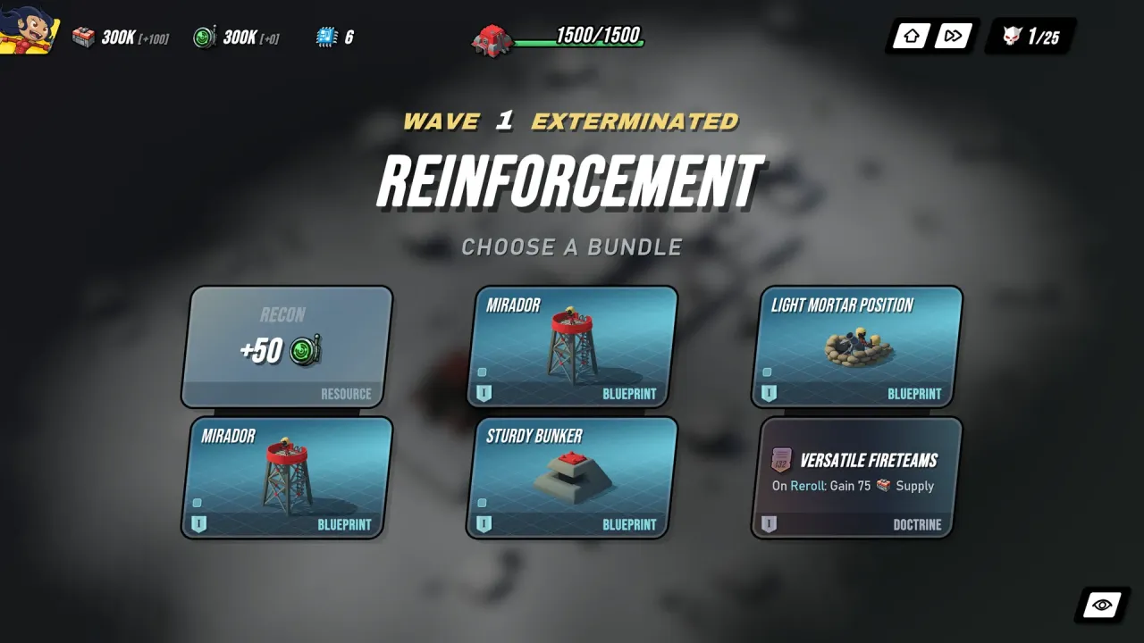 Advanced tech tree for upgrading defense structures