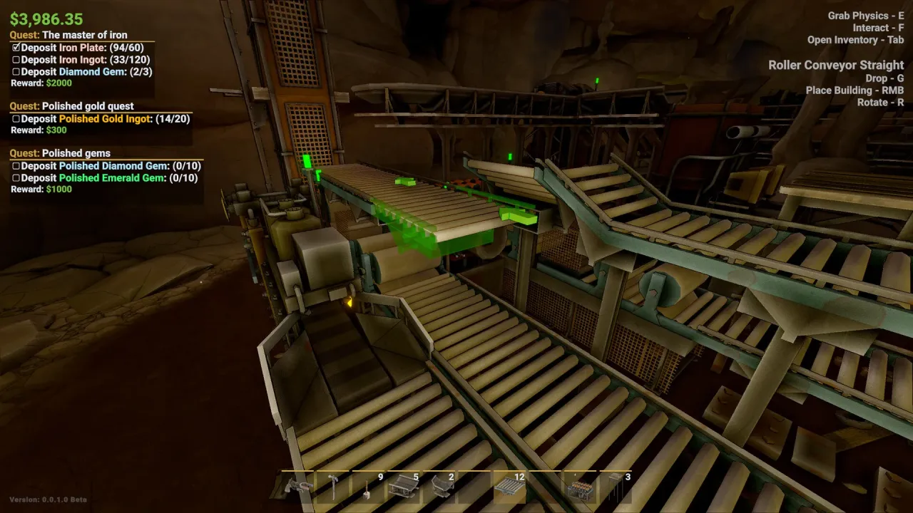 Advanced drilling machinery in a deep underground mine