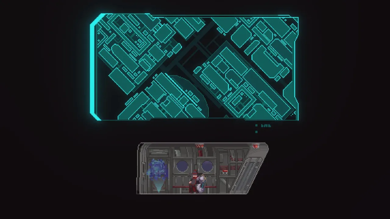 Cinematic story moments in the high tech city of MAGO