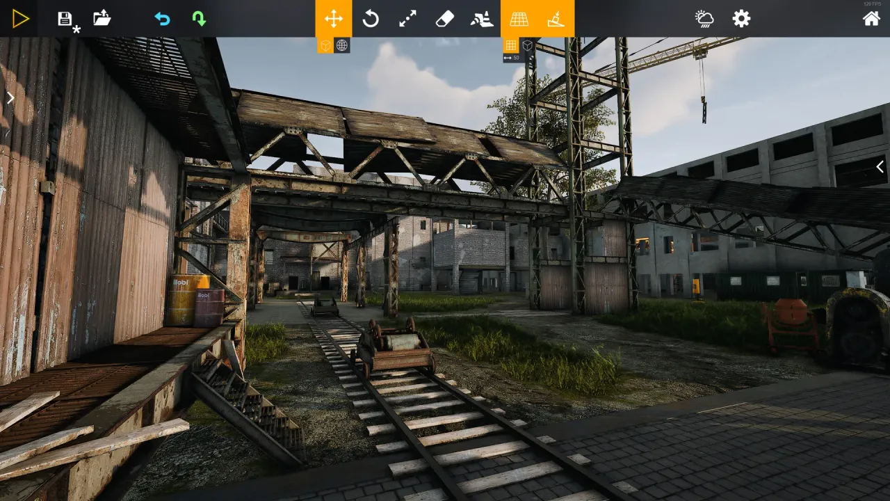 Urban city map for advanced FPV drone racing