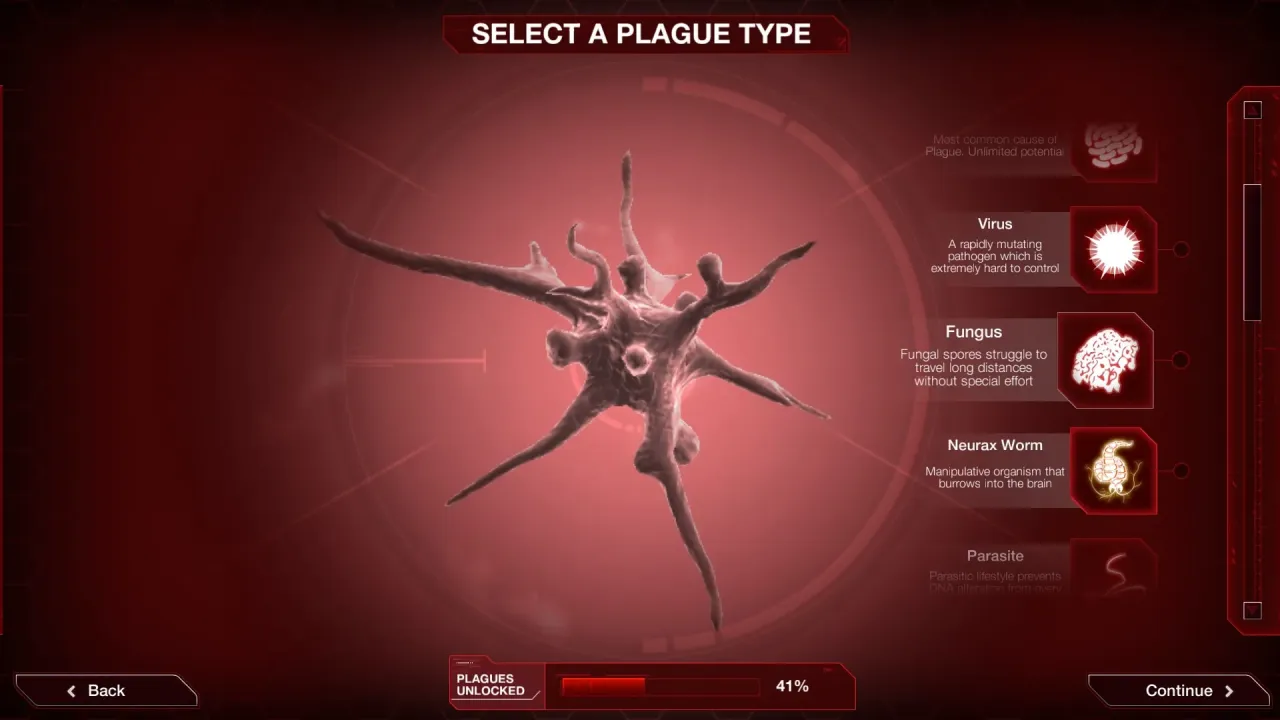 Global statistics and news feed in Plague Inc simulation