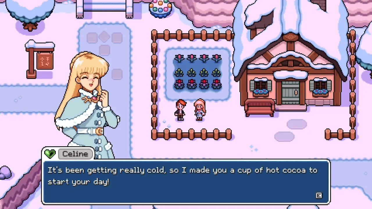 Character customization and town restoration in Fields of Mistria