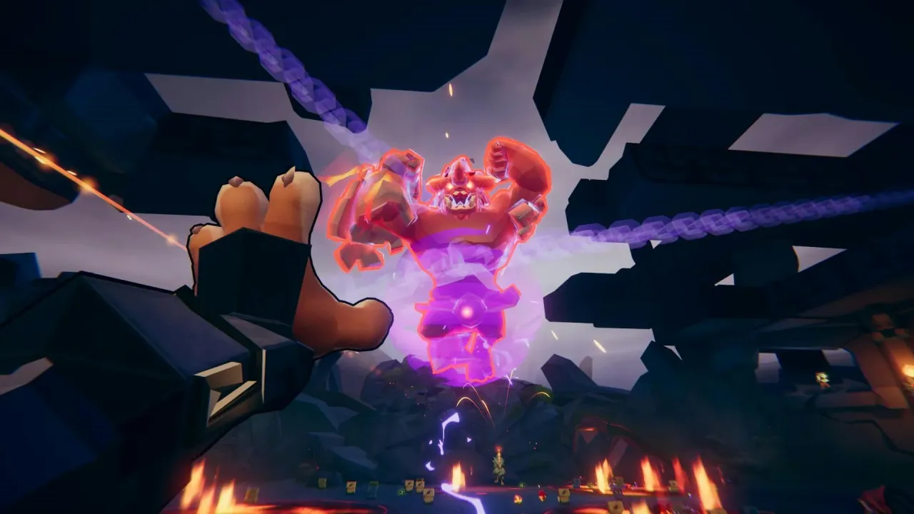 Diverse weapon arsenal featuring magical and futuristic guns