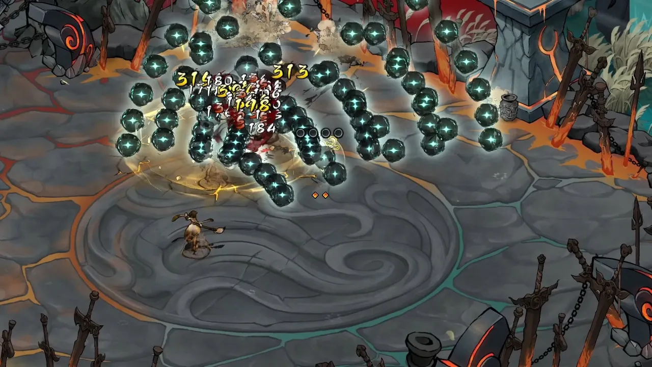 Mystical landscapes in the Realm of Ink game world