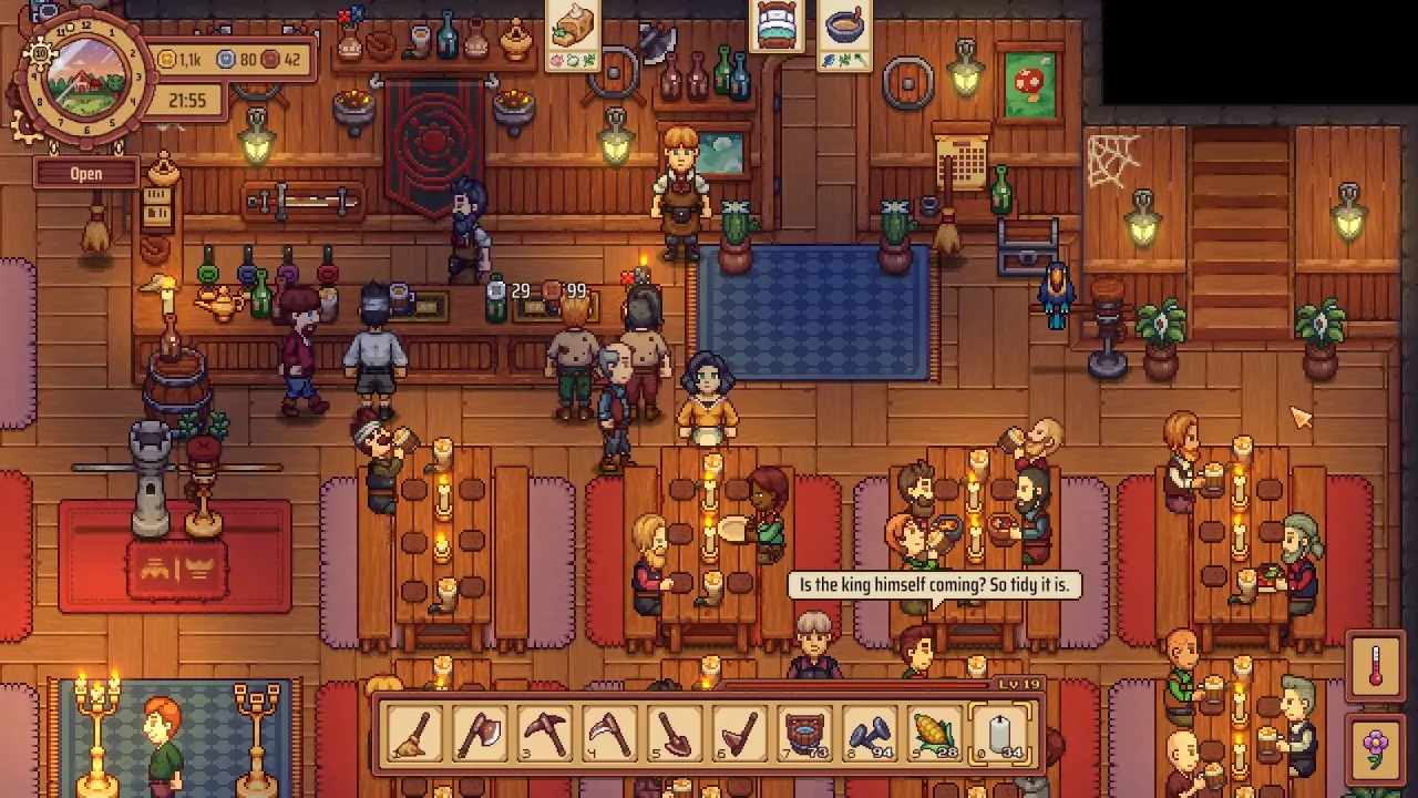 Farming crops and raising animals for pub supplies