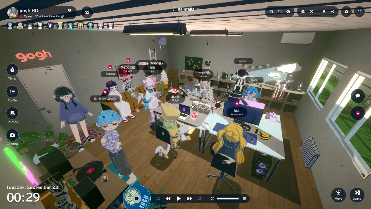 gogh Focus with Your Avatar Steam Key Global cozy study room