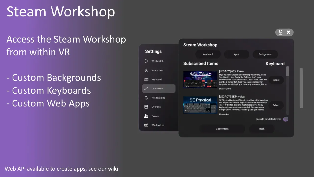 Checking discord and web browser inside virtual reality