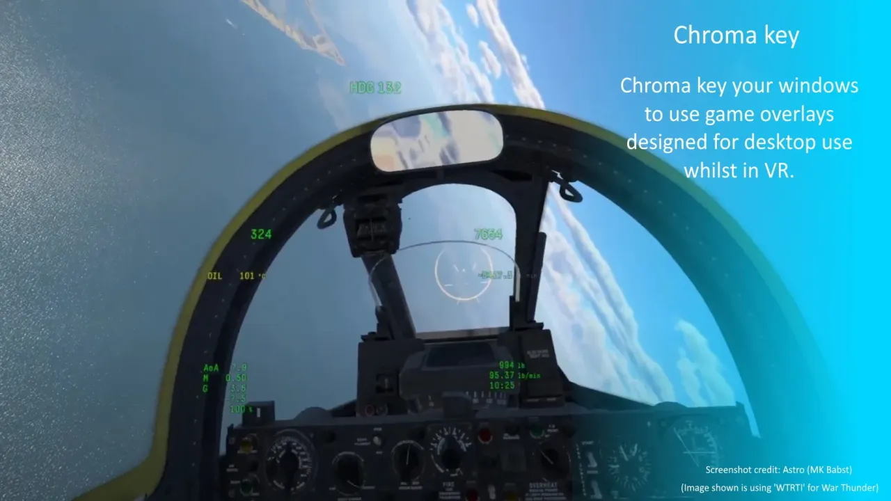 High performance VR utility for power users
