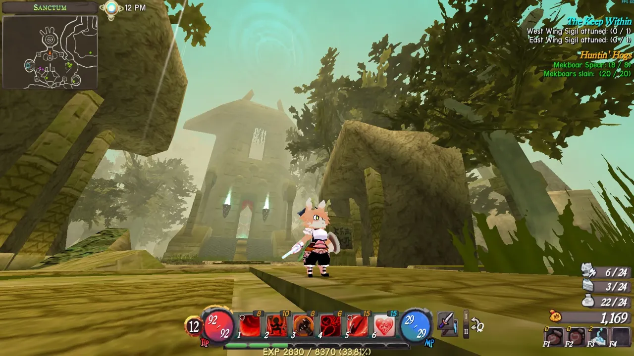 Multiplayer combat in a stylized fantasy world