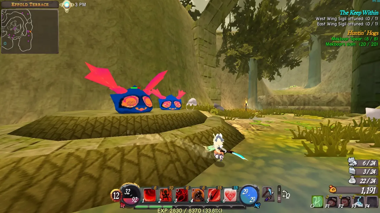 Character customization and skill selection in ATLYSS