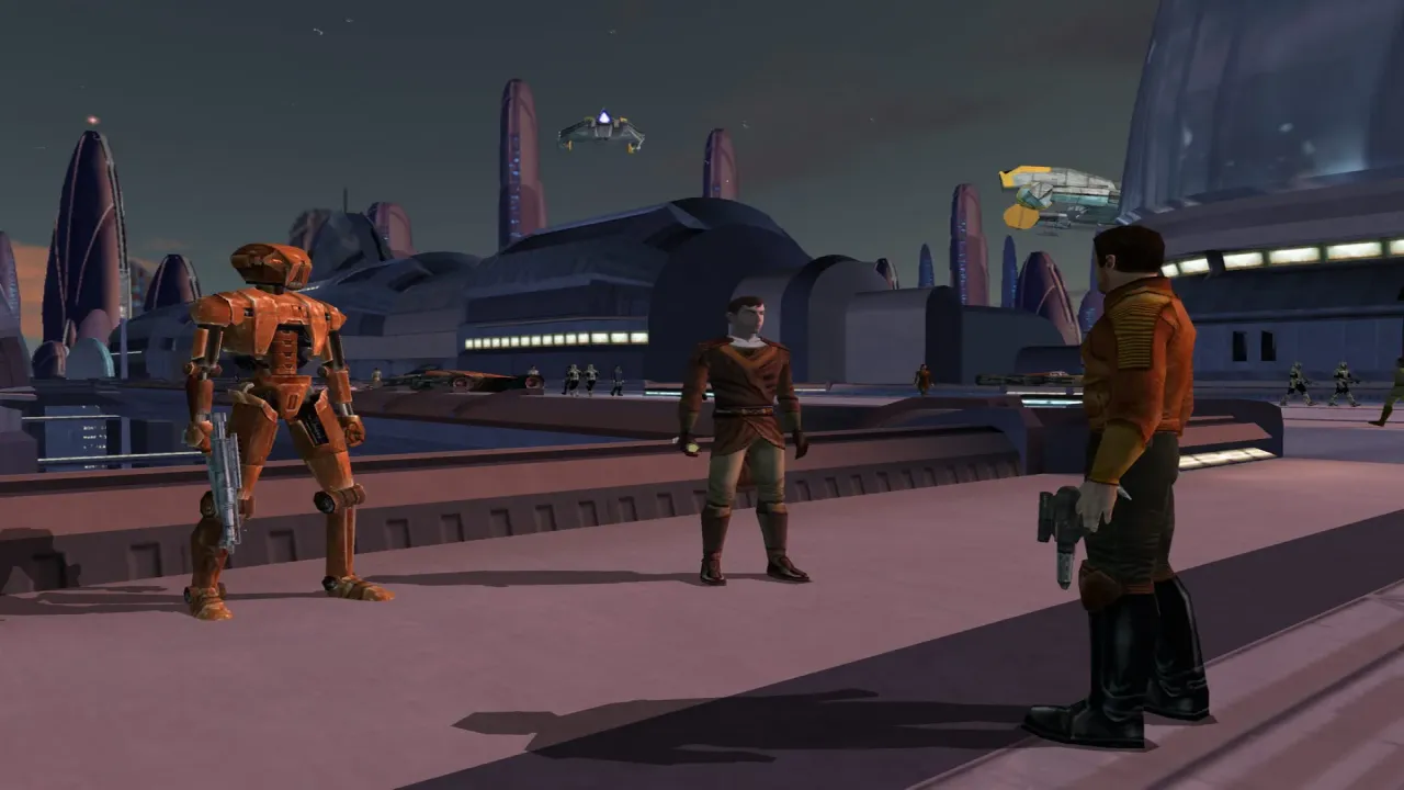Exploring iconic Star Wars planets in KOTOR