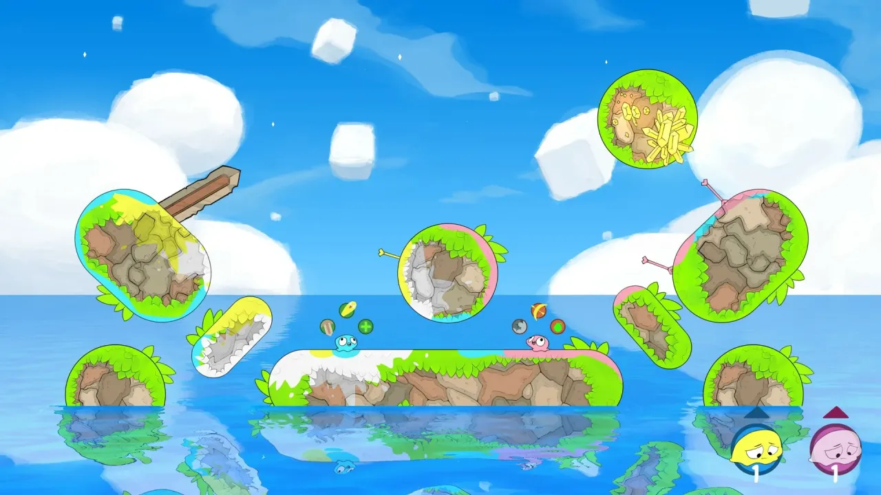 Bopl Battle Steam Key Global slime characters fighting