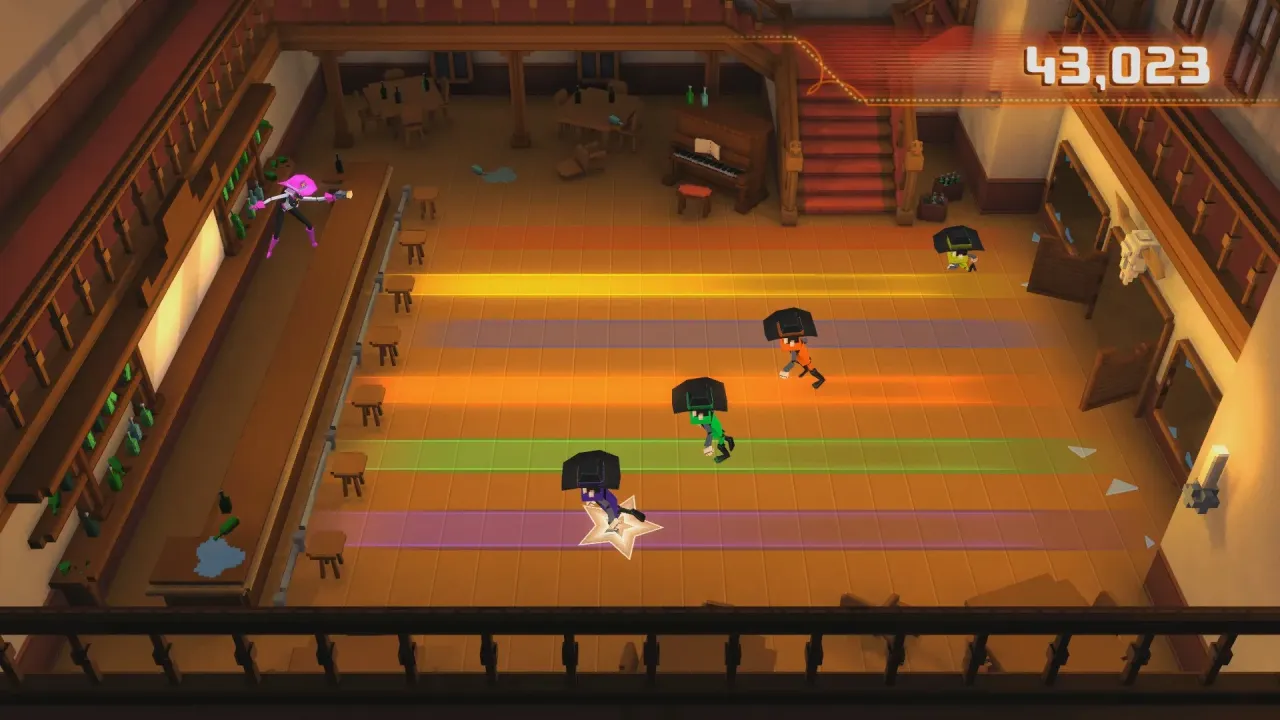 Real time note highway for guitar and bass practice