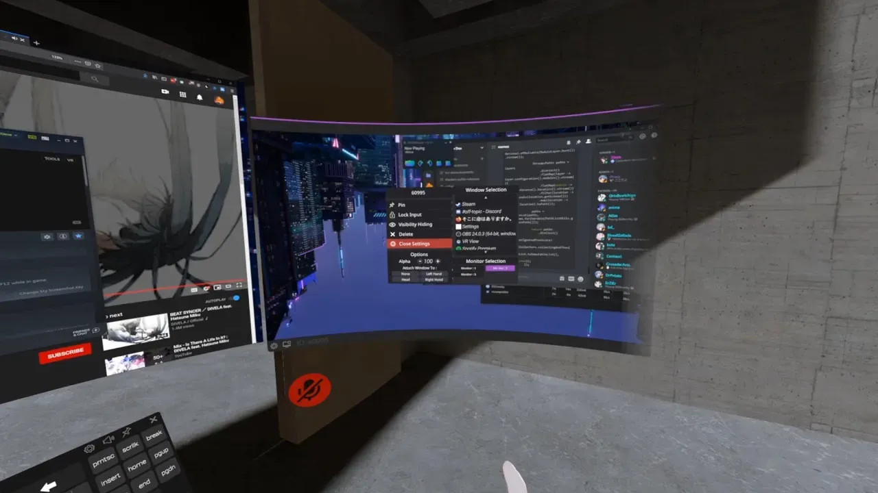 XSOverlay settings for advanced VR users
