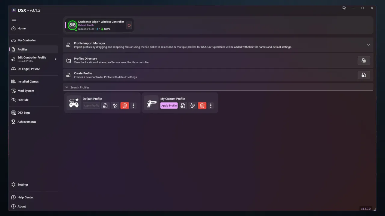 Real time controller battery and connection monitoring