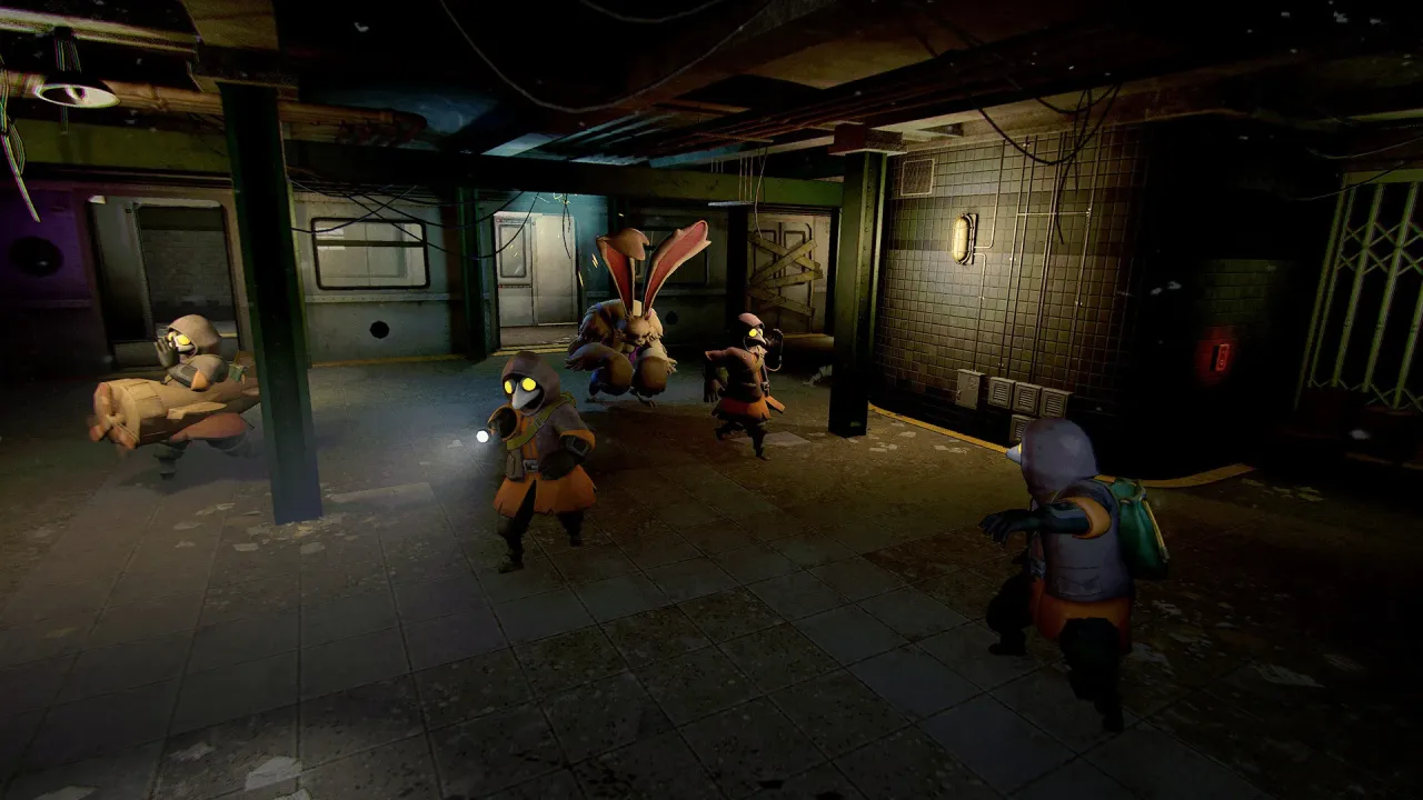 MIMESIS Steam Key Global gameplay showing dark sci-fi environments