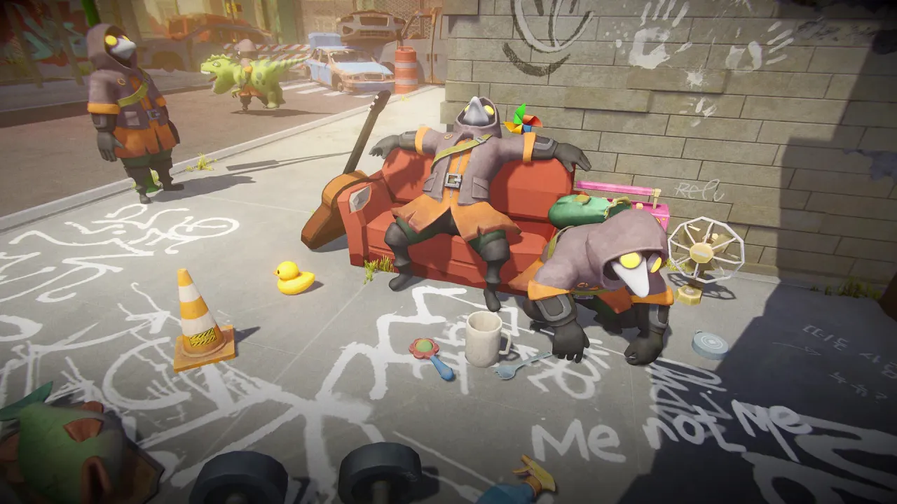 Visual effects and artistic style of MIMESIS indie title