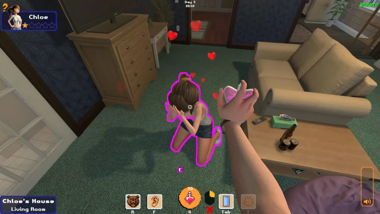 Interactive neighbor simulation and dialogue choices