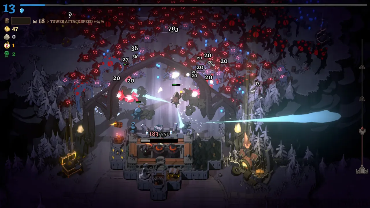 Various upgrade modules and weapons for your vehicle