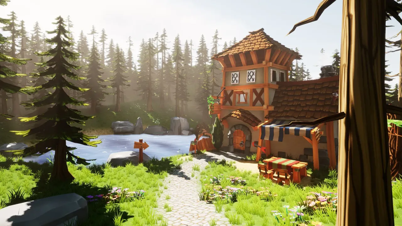 Golf It! Steam Key Global multiplayer session on a grassy course