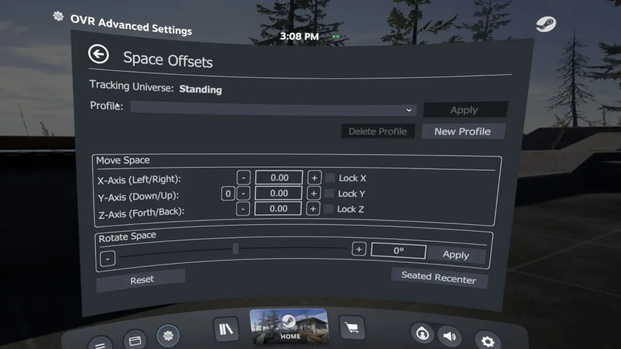 Optimizing VR play space with specialized software tools