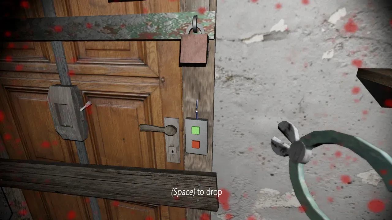 Granny Steam Key Global showing the terrifying interior of the dark house