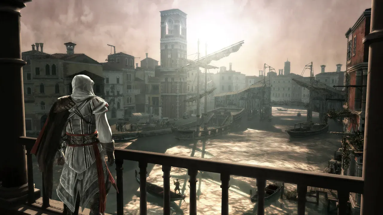 Assassin's Creed 2 Steam Key Global Ezio Auditore on a rooftop