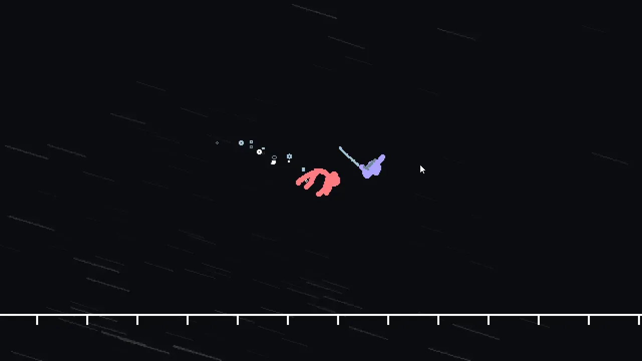 Stylish stickman fighting mechanics and movement options