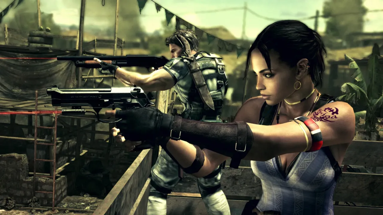 Resident Evil 5 Steam Key Global featuring Chris Redfield and Sheva Alomar