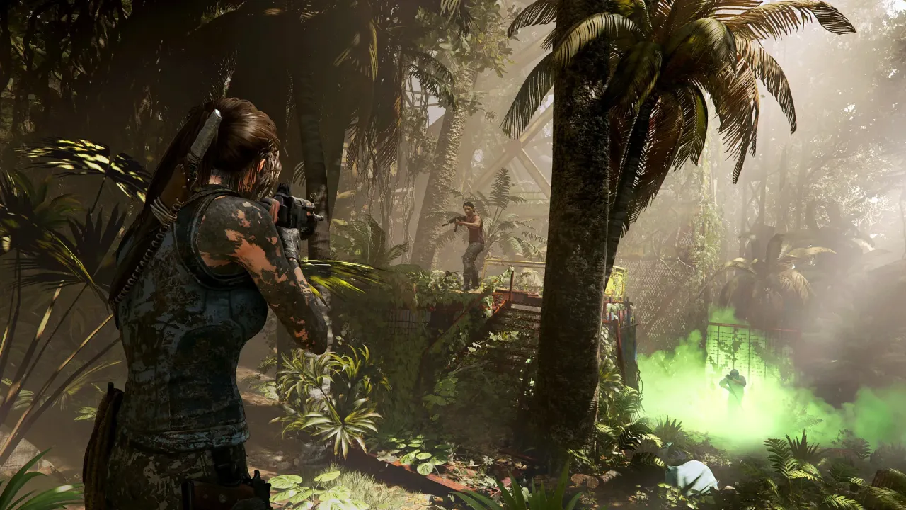 Shadow of the Tomb Raider Steam Key Global Lara Croft exploring a jungle