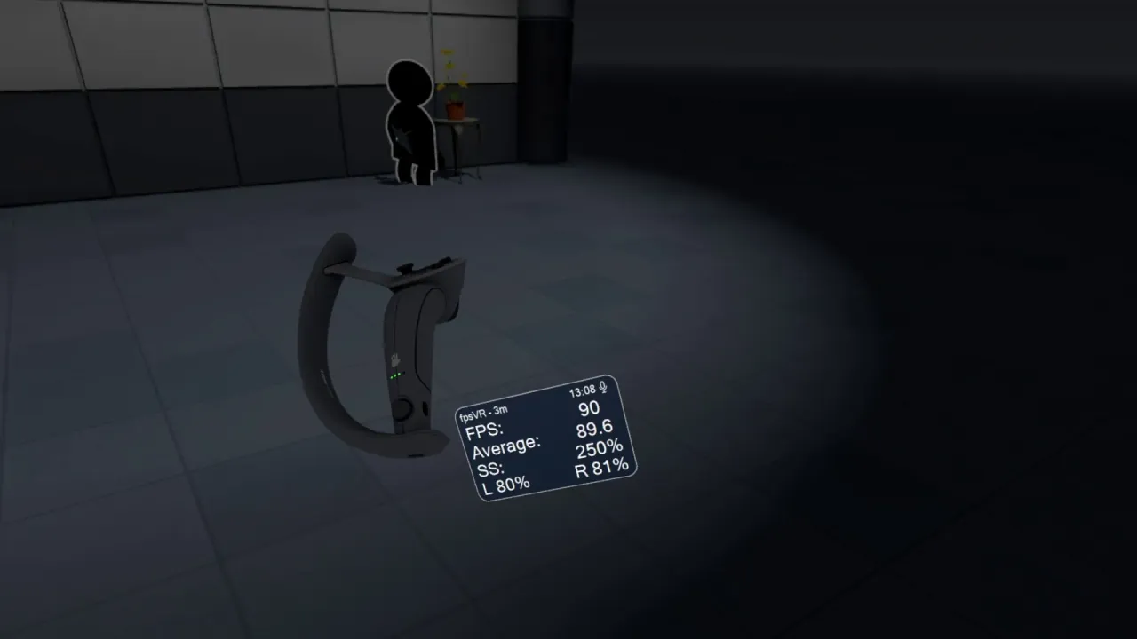 fpsVR in-game dashboard for VR headset performance tracking