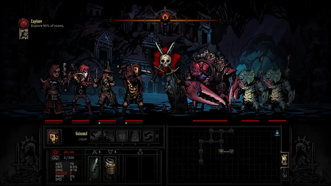 Darkest Dungeon Steam Key Global gothic hero recruitment