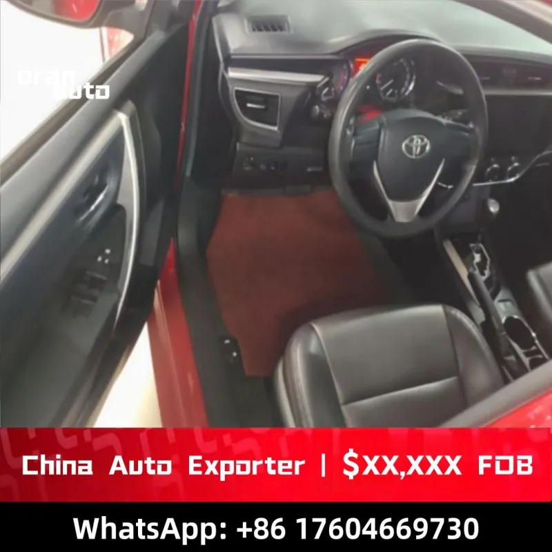 Dashboard of the Toyota Corolla 2014