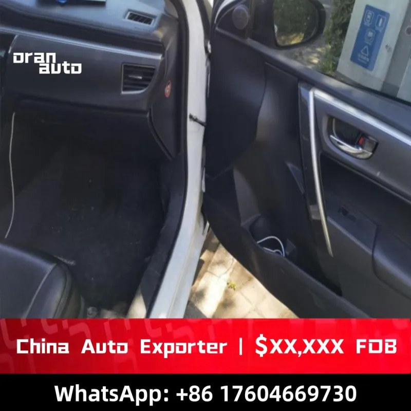 Comfortable seating inside Corolla 2014