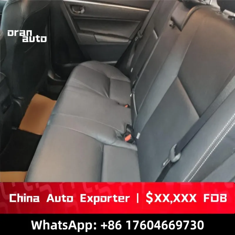 Leather seats inside Toyota Corolla 2014