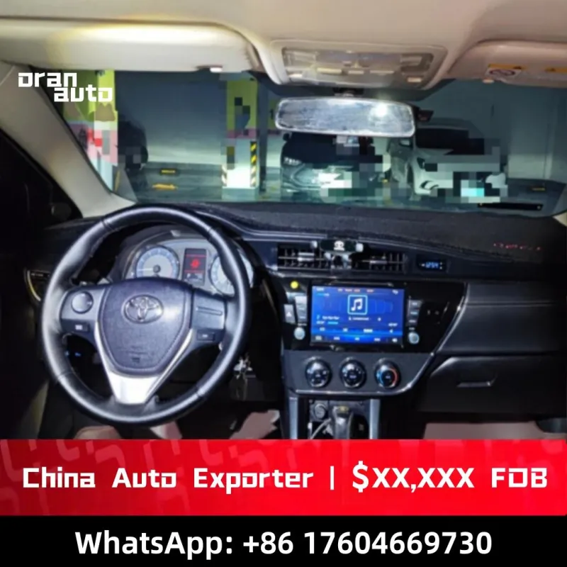 2016 Toyota Corolla interior dashboard and seat comfort view
