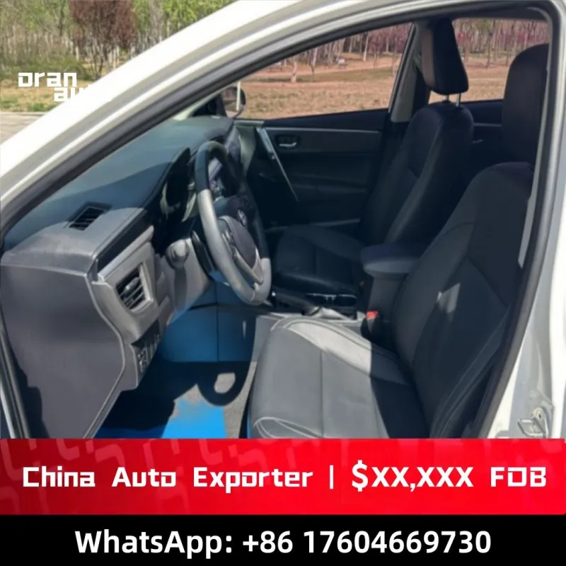 Toyota Corolla Hybrid interior dashboard and steering wheel