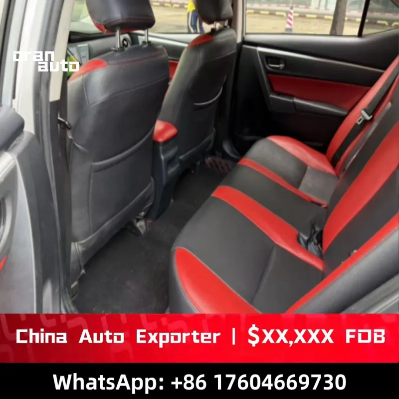 2017 Corolla interior dashboard and seats