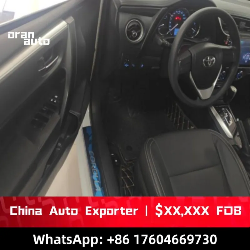Dashboard of 2017 Toyota Corolla