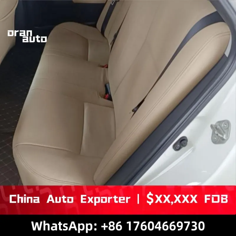 Compact sedan interior seating