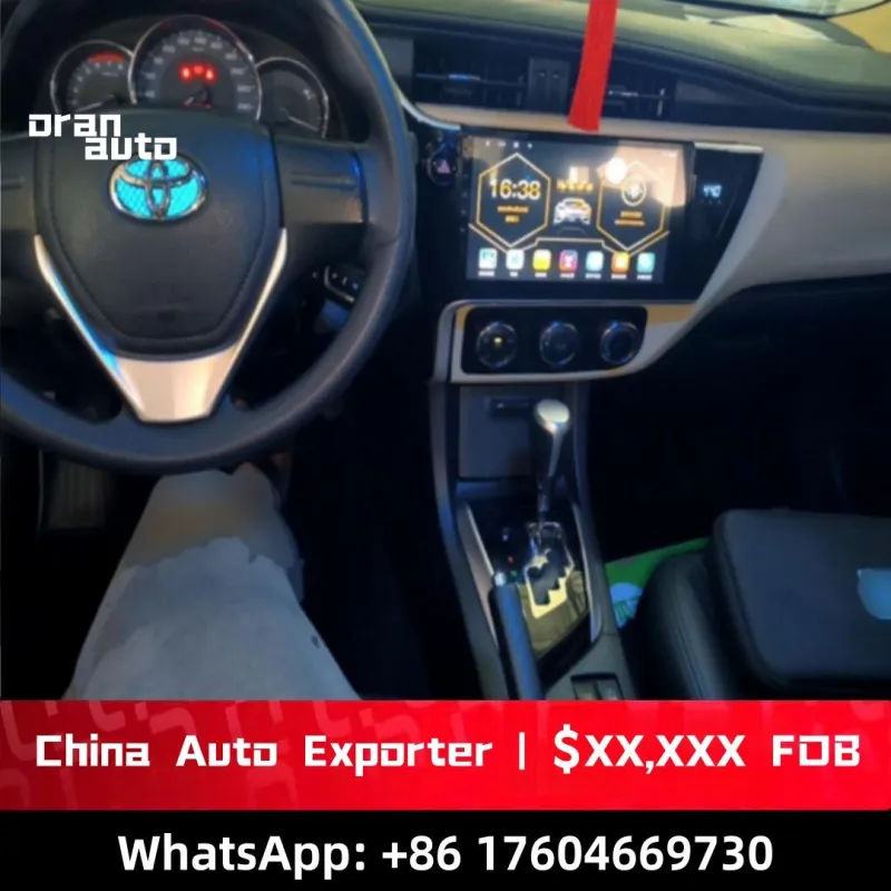 Toyota Corolla cabin and dashboard